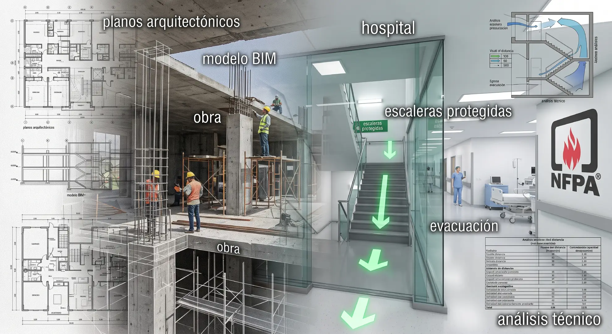 transición visual de Diseñar Edificios a Proteger Vidas